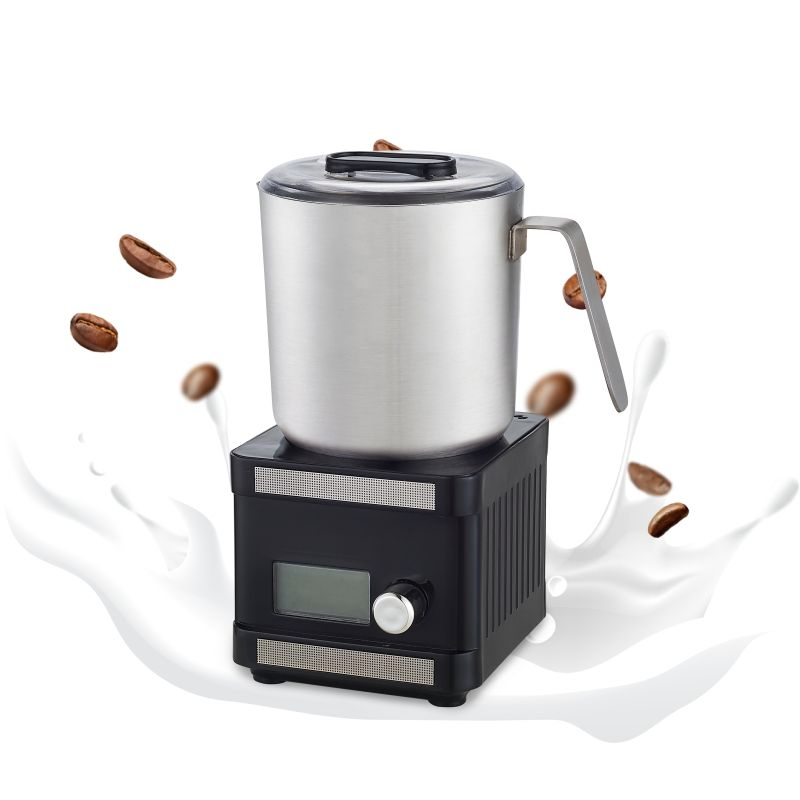 Commercial Automatic Coffee Milk Foam Maker Mixer Stainless Steel Electric Milk Frother