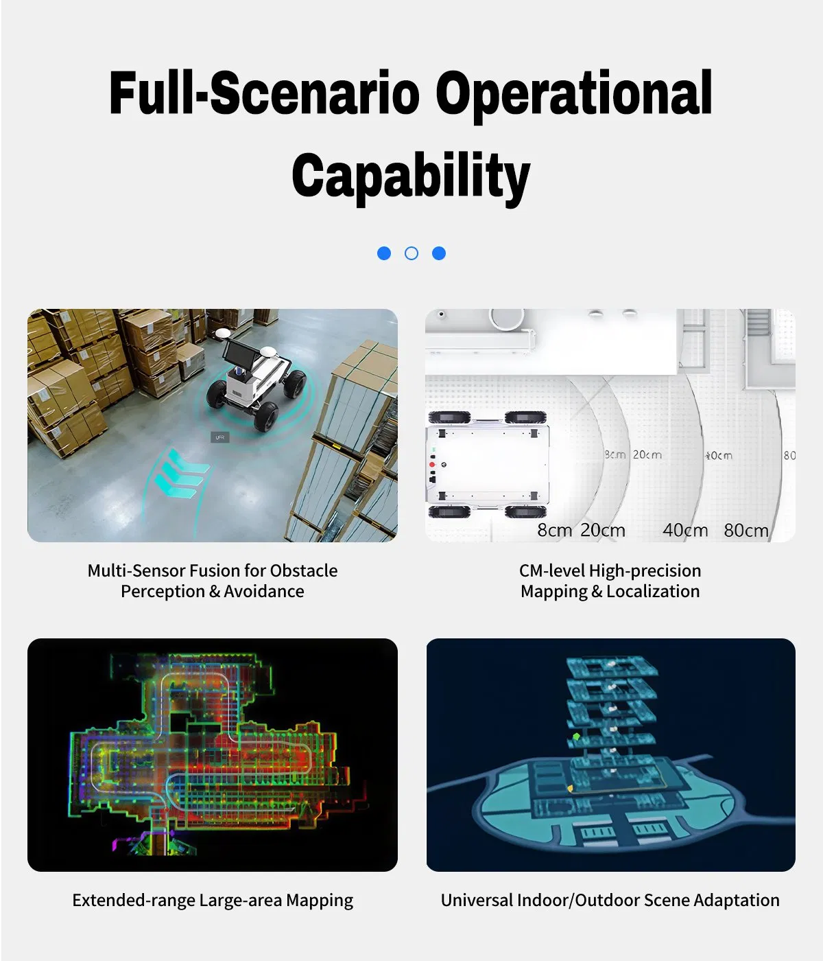 OEM&ODM APP-Controlled Security Robot with Differential Drive Chassis