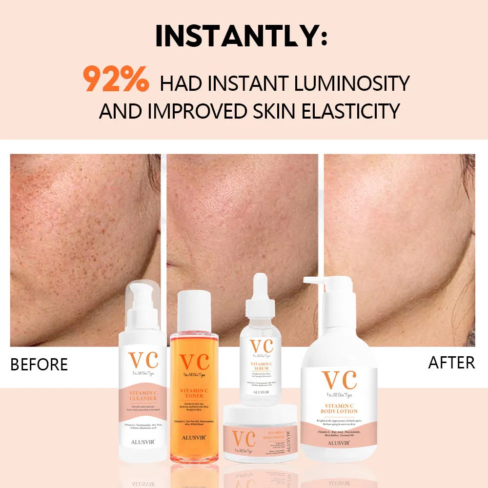 Custom Organic Natural Niacinamide Vitamin C Whitening Skin Facial Toner