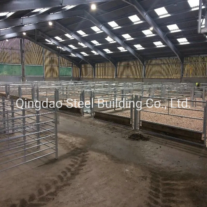 Prefabricated Steel Structure Animal Farming Design Sheep Shed House Building