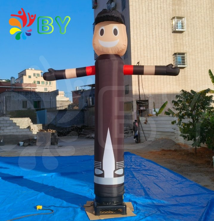 Custom Size Pattern Inflatable Sign Waving Arm Sky Flying Tube Man Outdoor Inflatable Air Dancer for Advertising