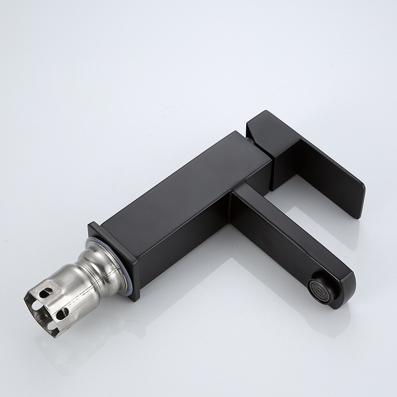 Смеситель для раковины черный, нержавеющая сталь 304