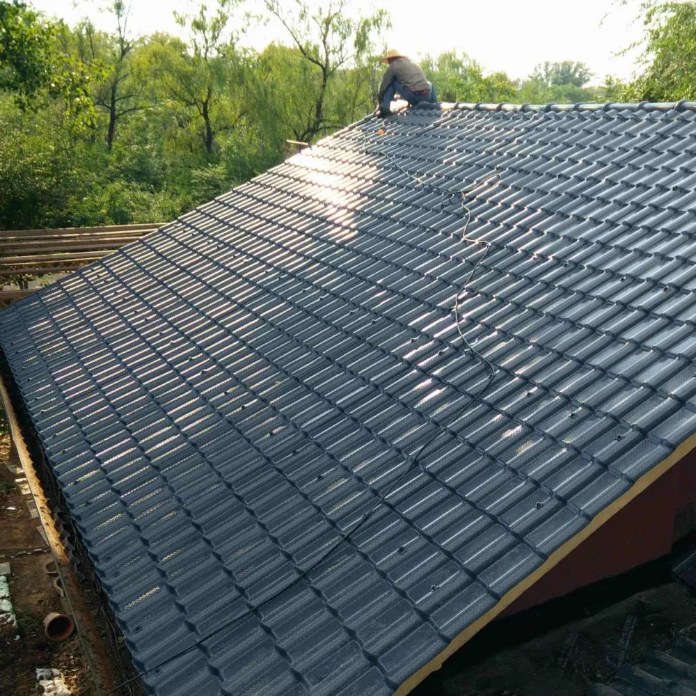 Synthetic Resin Roofing Sheet ASA Spanish Roofing Tile Plastic Roof Tile