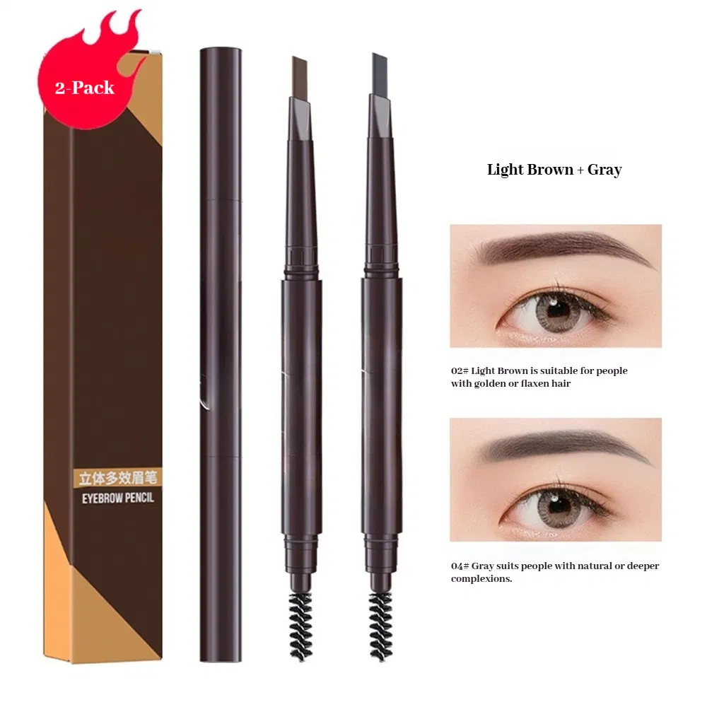 Slim Spiral Mechanical Eyebrow Pencil with Fine Point for Definition