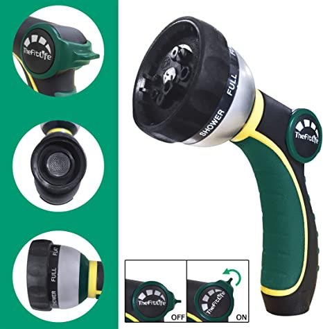 Flexible Metal Garden Hose Upgrade Leak and Fray Resistant Design Stainless Steel Water Hose with Solid Fittings and Sprayer Nozzle