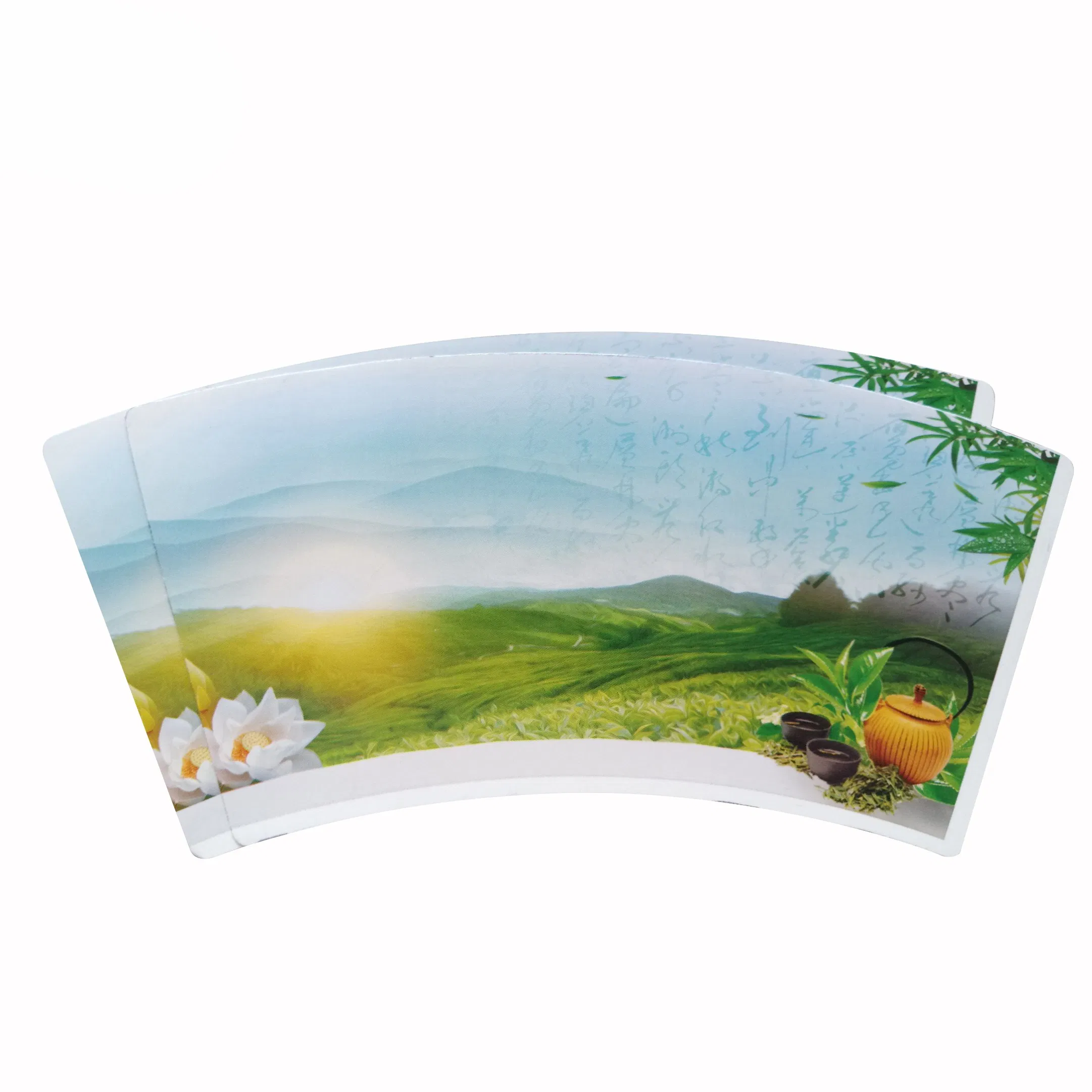 Factory Direct Sales PE Coating Flexible Printing Die Cutting Disposable Paper Cup Fan