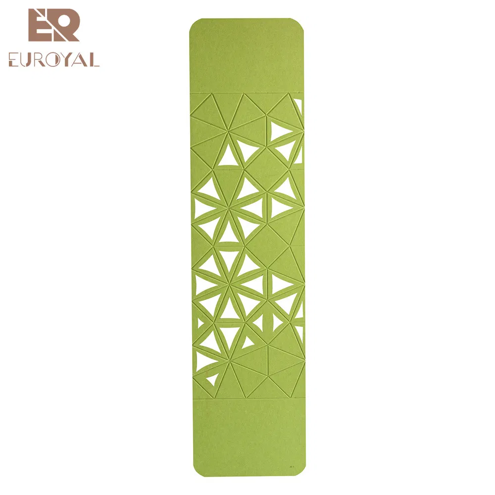 Pet Felt Polyester Fiber Fire Retardant Desktop Divider Corporate Office Hollow Carving Screen Manufacturers and Suppliers Can Be Customized