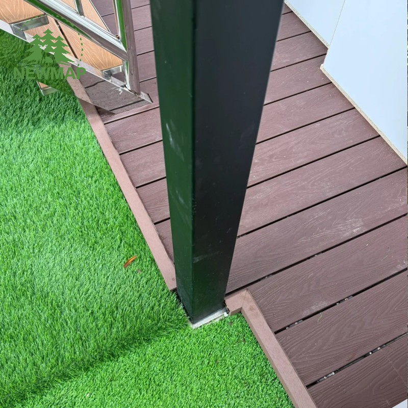 2ND Generation Co-Extrusion WPC Decking Composite Waterproof for Garden