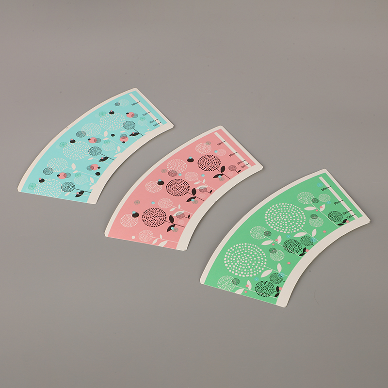 Free Design Paper Cup Raw Material Printed Paper Cup Fan