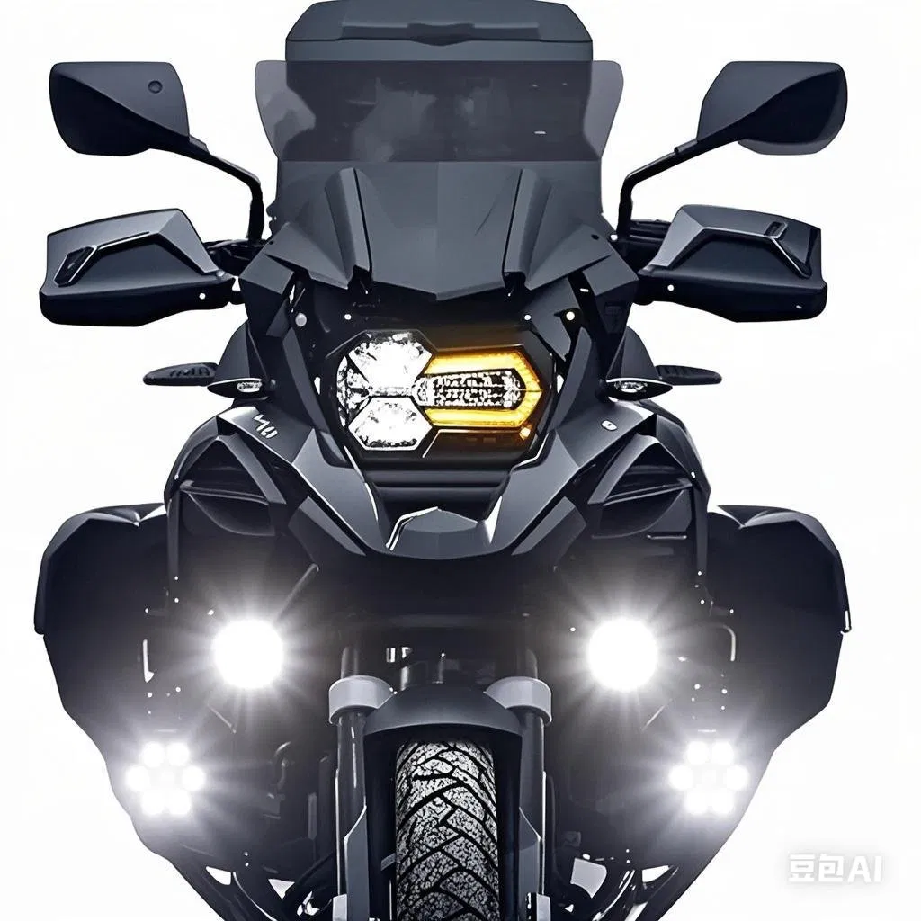Мощный прожектор J7as 280W для BMW GS 1200/1250 Adv