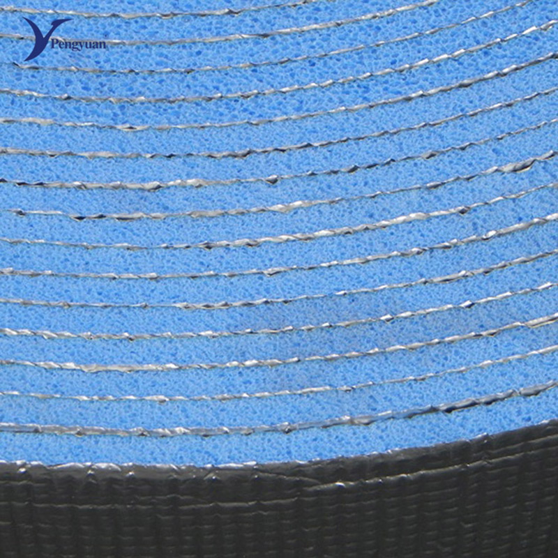 Blue OEM Soundproof Aluminum Foil XPE/ IXPE Foam Insulation for Underlayment and Car Thermal Insulation