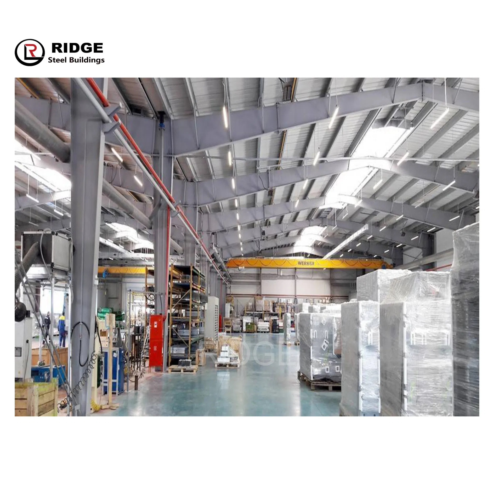 Prefab Workshop Industrial Shed Metal Frame Warehouse Shed Prefabricated Steel Structure Price