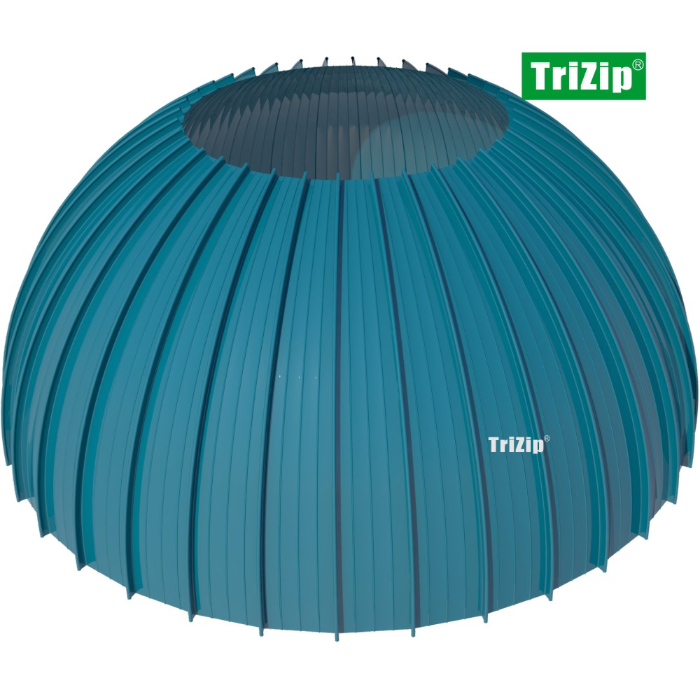 G2-26 Trizip Metal Aluminum Alloy Standing Seam Roofing, Cladding System-Tapered Panel-Railway Station