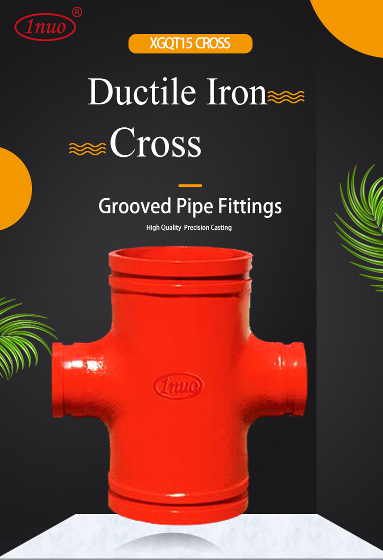 1nuo Cross Pipe Fittings Grooved Fittings on Sale