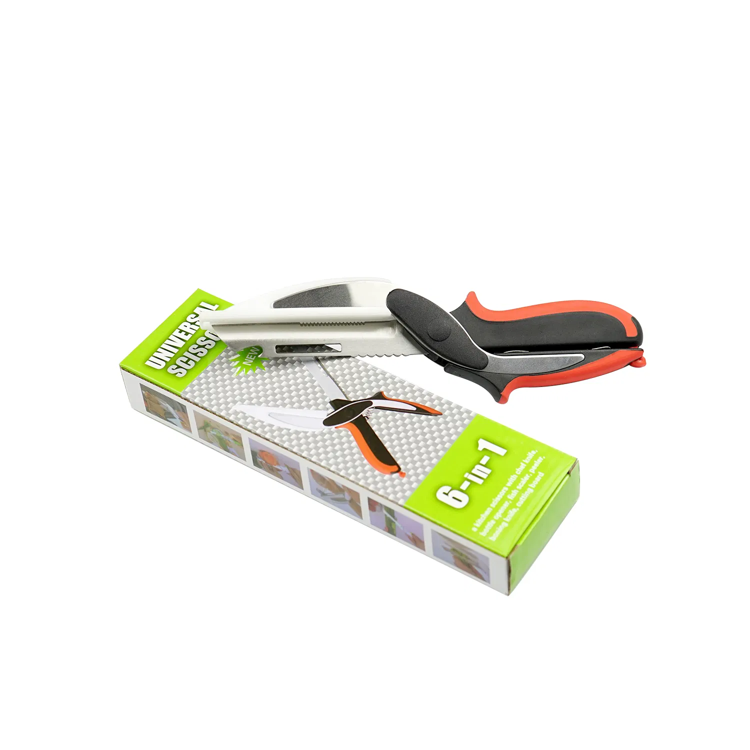 China Custom High Quality Stainless Steel Multifunction Best Kitchen Scissors Black Chef Multifunction Heavy Duty Kitchen Scissors