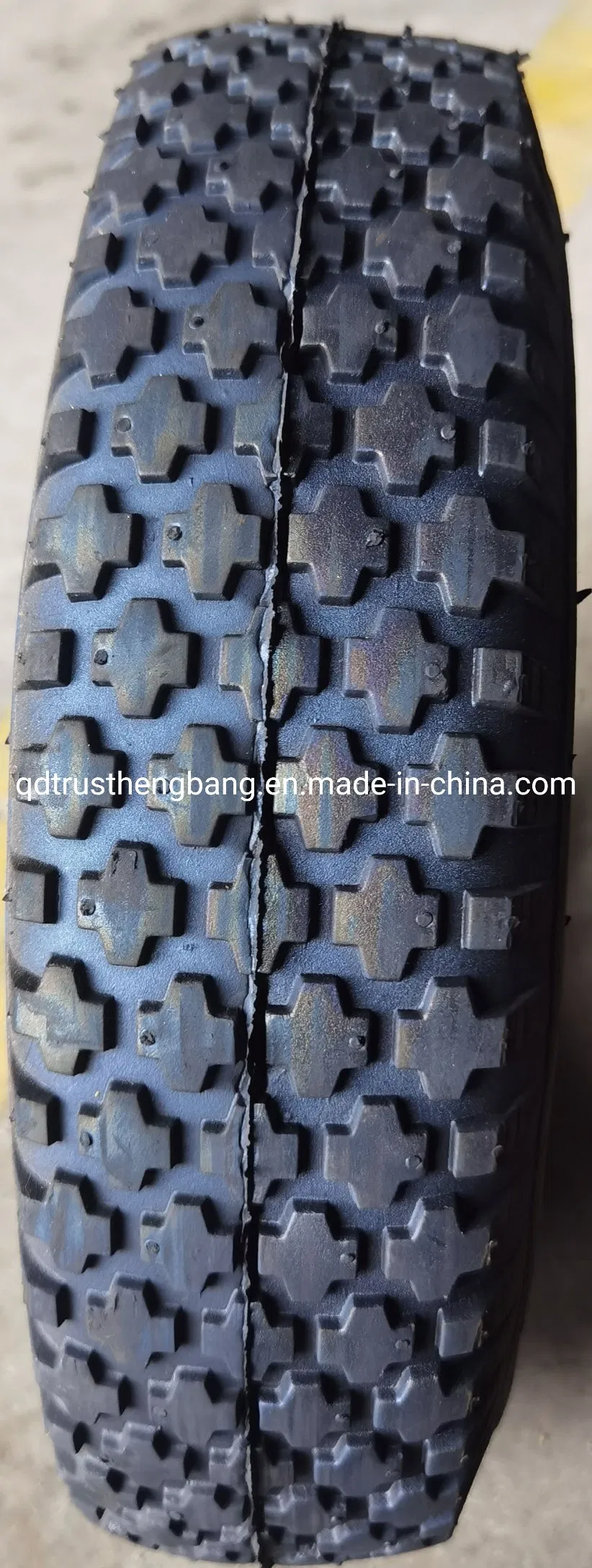 Wheelbarrow Tire Assembly, 4.10/3.50-4, 4.80/4.00-8 4pr Stud Tire and Wheel