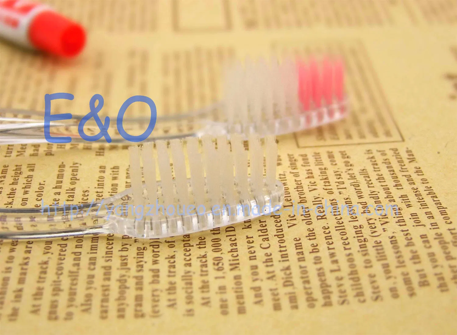 Hot Sale! Disposable Transparent Hotel Amenity Toothbrush