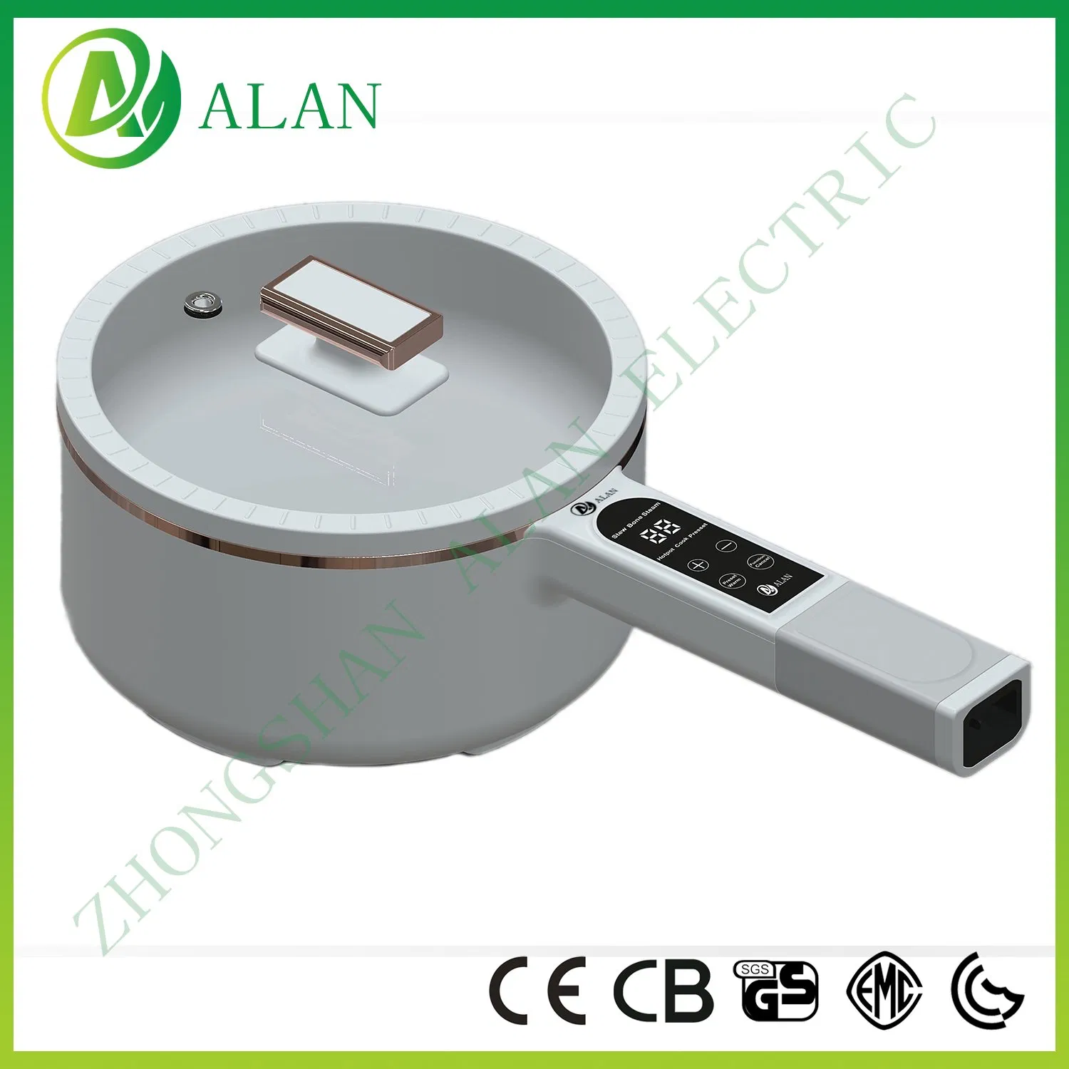 Portable Multifunction Electric Multi Cooking Electric Hot Pot Cooker Suitable for Noodles/Hotpot/Soup Mini Electric Frying Pan