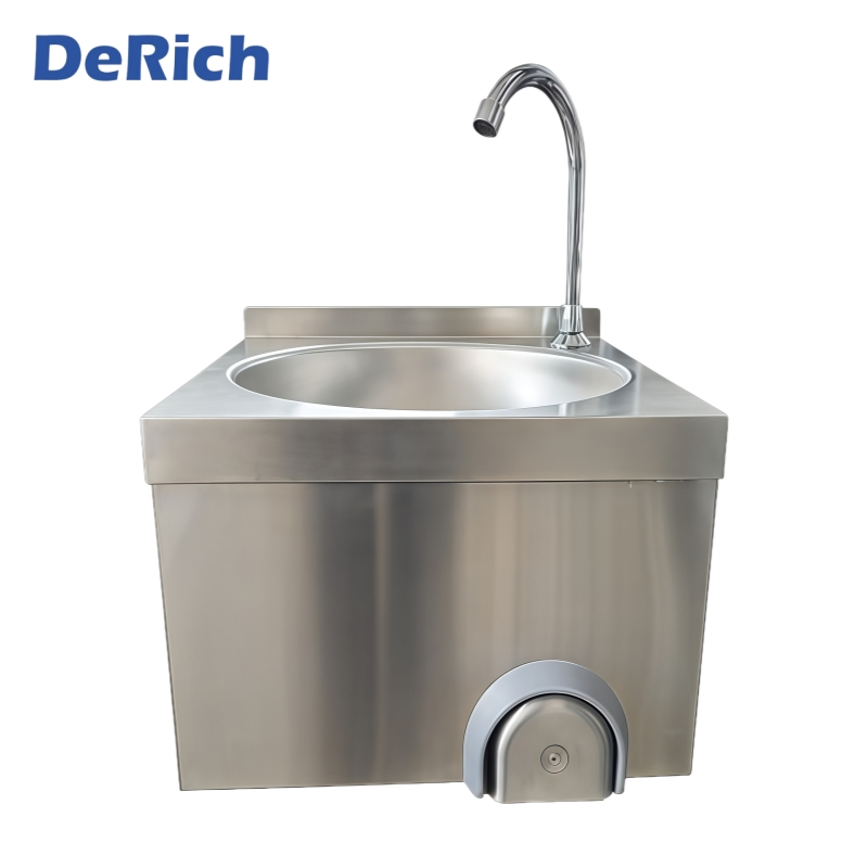 Derich Knee-Control Commercial-Equimpent Kitchen Restaurant Stainless-Steel Wall-Mount Hand Sink for New Zealand