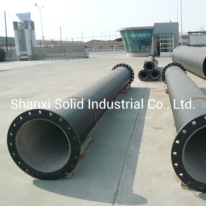En545 Cement Lined Ductile Iron Flanged Pipe for Water Supply Pipeline