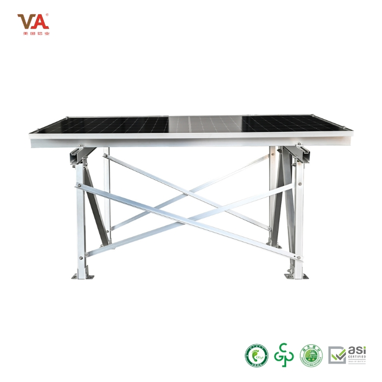 Aluminum Mount Solar Panel Ground Mounting Brackets Structure