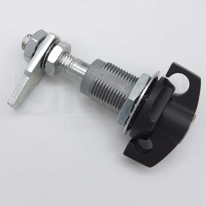 Zinc Alloy Textured Black Spraying Cam Latch Electrical Box Panel Cabinet Control Electronic Wing Knob Key Compression Lock