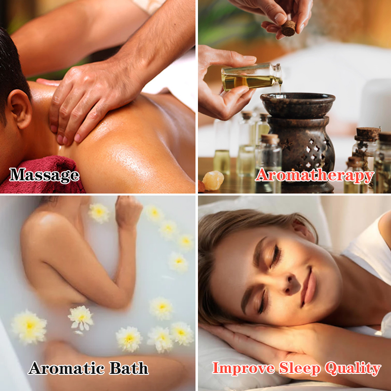 Natural Organic Body Care Stress Relief Anxiety Relaxation Eucalyptus Massage Essential Oil