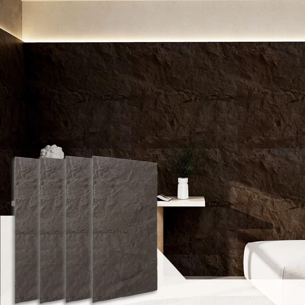 Lightweight 3D PVC Wall Panel Stone Flexible PVC Sheet High Quality PVC Marble Wall Panel for Exterior Wall WPC Board WPC Interior PVC Panel for Decoration