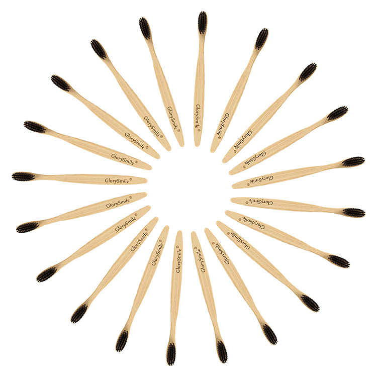 Adult Toothbrush 100% Compostable Customise Ecofriendly Bamboo Fiber Toothbrush Charcoal Toothbrush