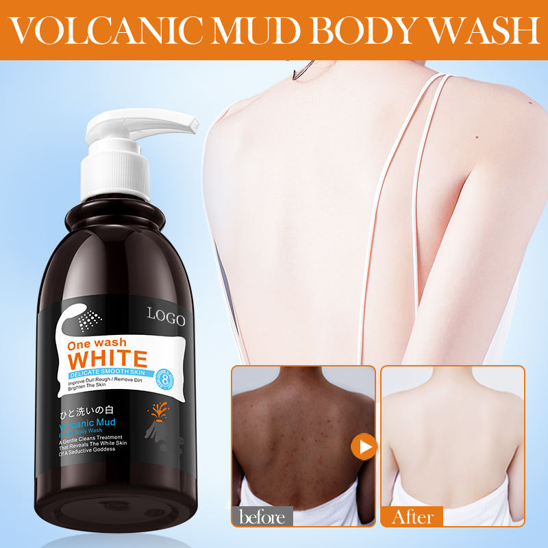 Ditong Gently Cleanses Dirt Moisturizes Improves Dullness and Roughness Volcanic Mud Whitening Shower Gel