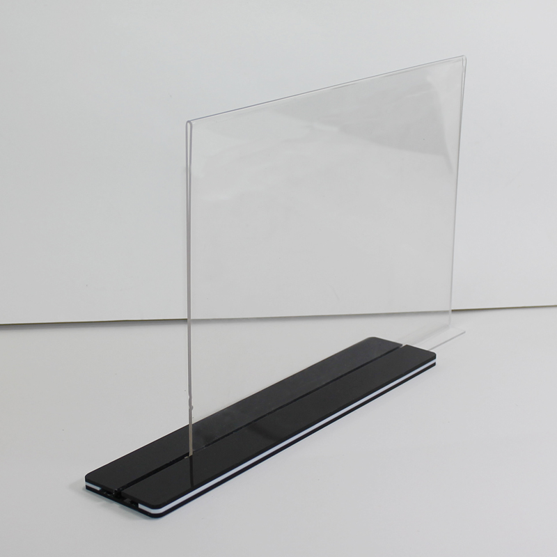 Price Label Card Display Holder with Insert Base