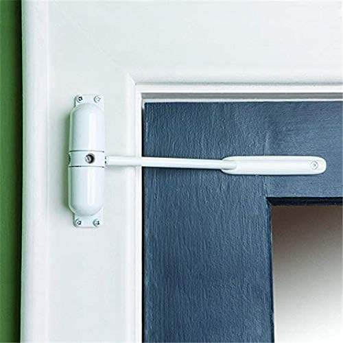 Hot Sales White Door Closer Automatic Safety Spring Door Closer Easy to Install to Convert Hinged Doors to Self Closing White