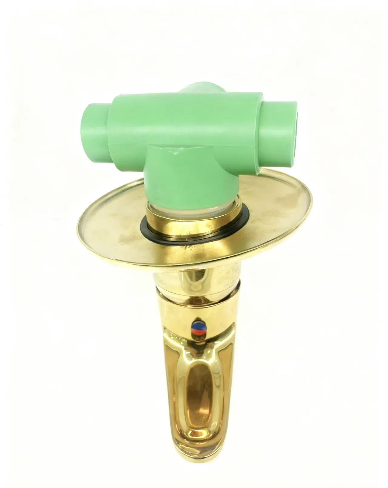 Elegant Golden Finish Concealed Faucet for Washbasins and Cabinets