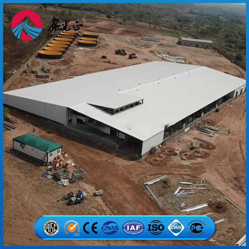 Stability-Optimized Steel Frame System Chicken Prefab Metal Farming Equipment Steel Structure Sheep/Goat/Pig/Hog/Cattle/Cow/Poultry House/Shed