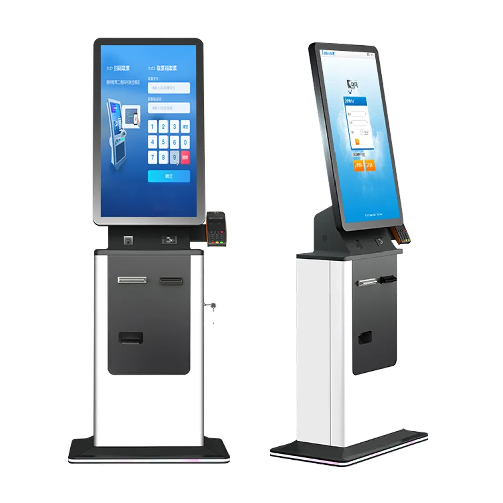32 Inch Android Windows 7/10 Retail Self Checkout Kiosk Machine Self Ordering Kiosk System End User Ordering Kiosk Terminal for Restaurant