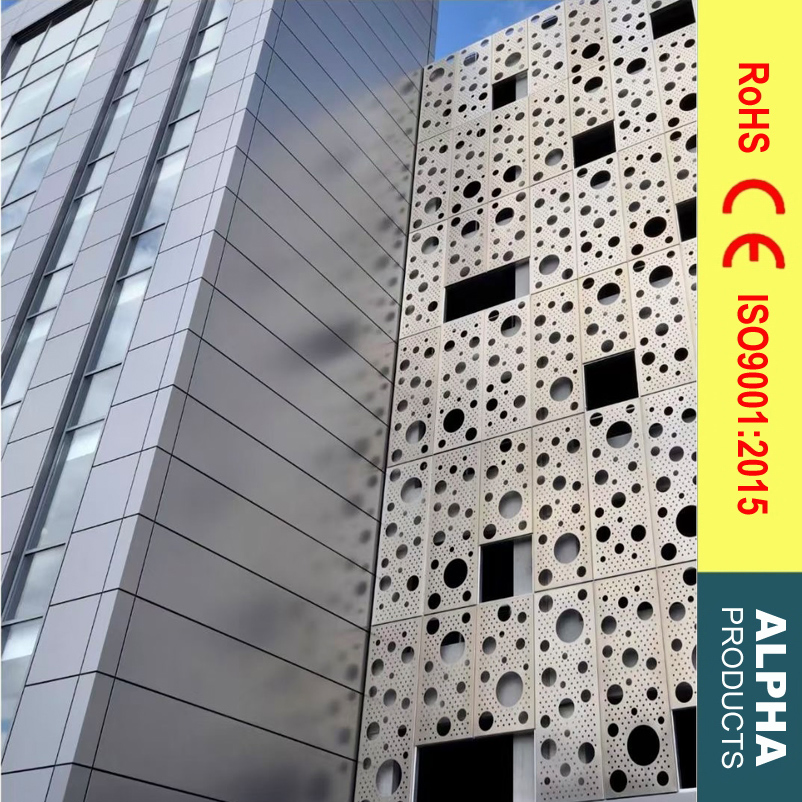 Building Decorative Material Indoor Outdoor Aluminum Curtain Wall Solid Panel