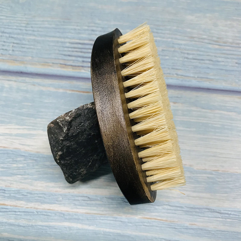 Beard Brush Stiff Boar Bristles Beard Grooming Beard Brush for Men