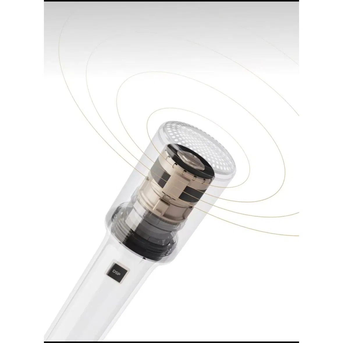 Lixiang Car Wireless Microphone 3.0 Dual-Microphone Edition, Elephant Gray with Storage Case