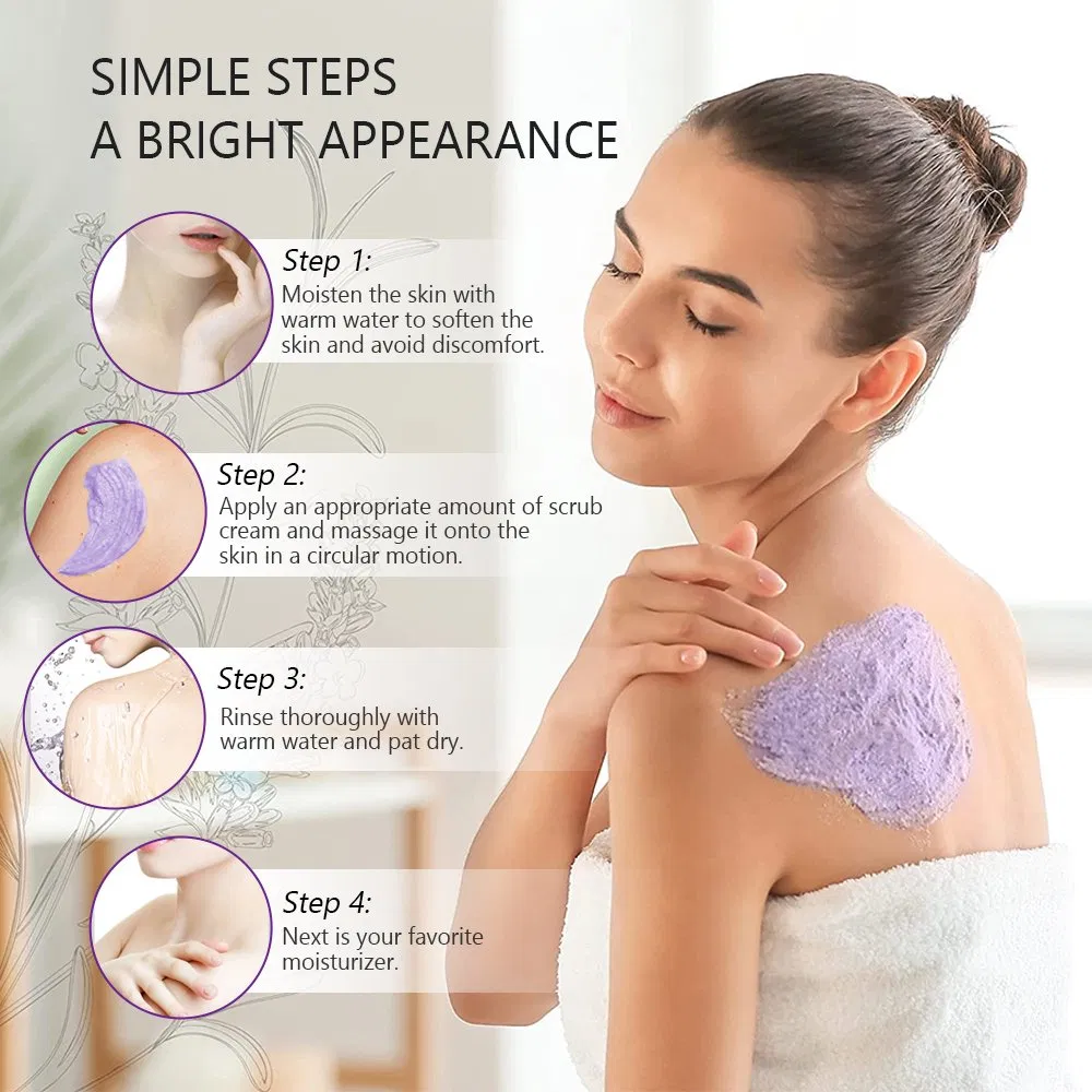 Hydrating and Nourishing Lavender Oil Body Scrub for Acne Prone
