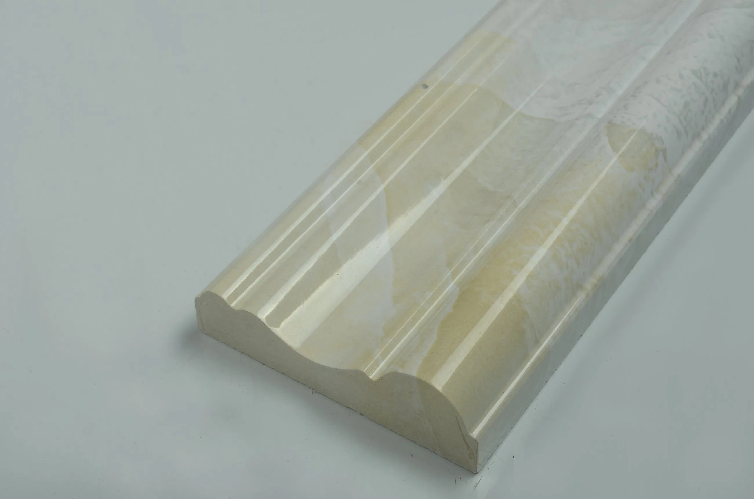 Wall Decoration White Line Stone Tile with 800*20~200mm