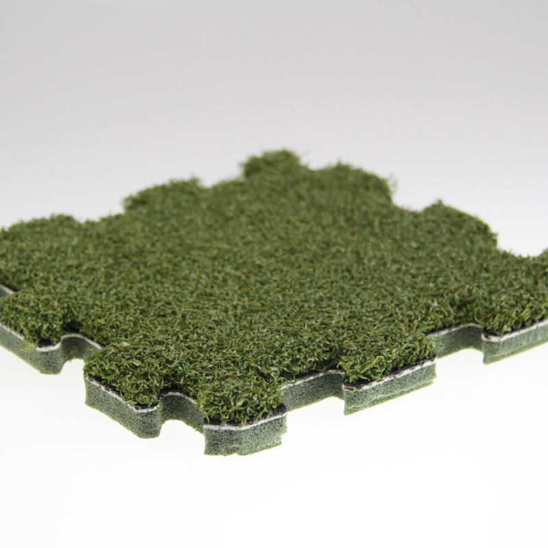 Interlocking Artificial Grass Tile Decorative Carpet Tiles