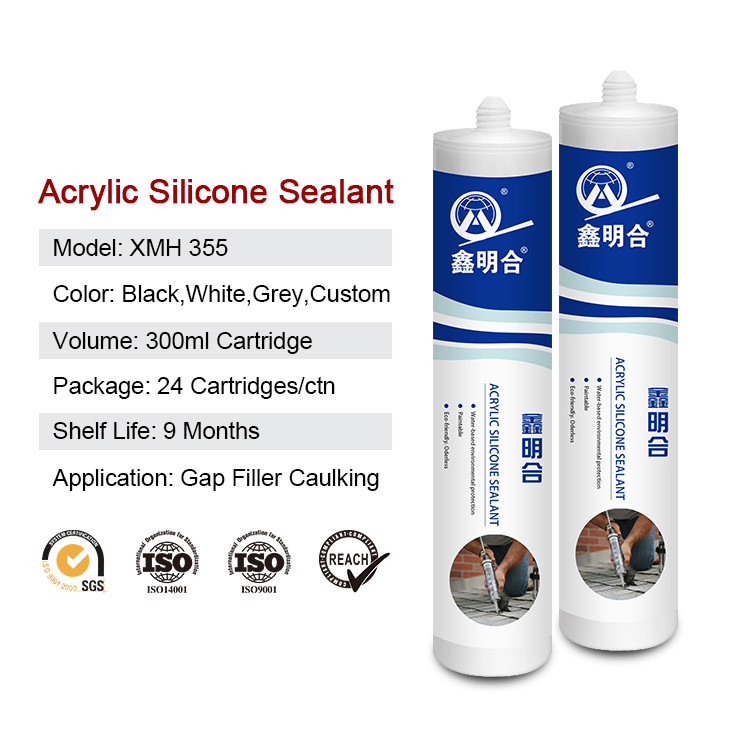 Sausage Fireproof White Air Duct Acrylic Paintable Gap Adhesives Mastic Sealants
