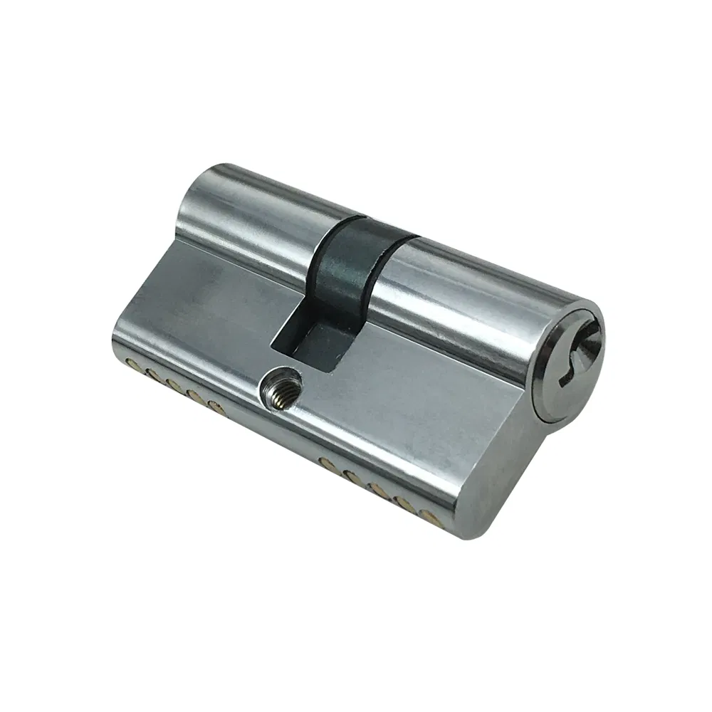 60mm Cylinder Sx60c Zinc Body Brass Core 3 Normal Iron Key Double Open Cylinder