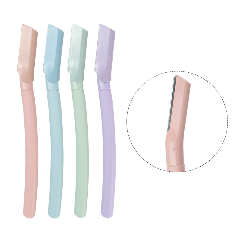 Precision Stainless Steel Eyebrow Trimmer for Perfect Makeup