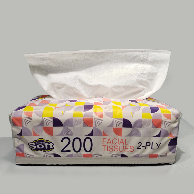 Luxury Soft Pack Facial Tissue Paper Custom Premium Portable Design