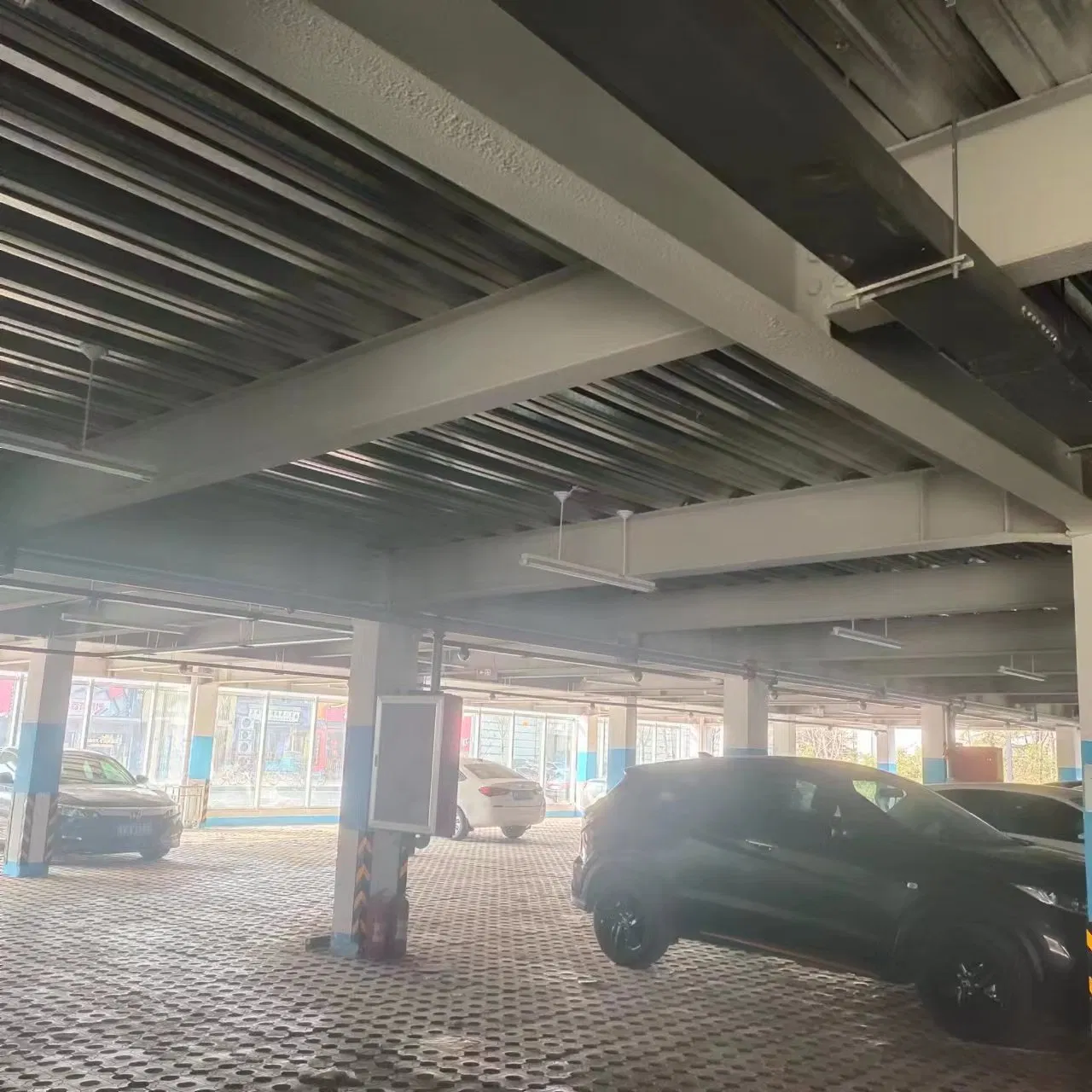 Prefabricated Steel Structure Metal Building Car Parking Lift Hydraulic Smart Parking System