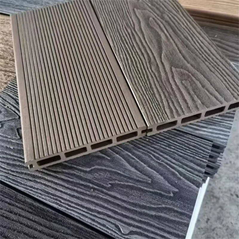 Напольное покрытие WPC для улицы, 26 мм, бежевое