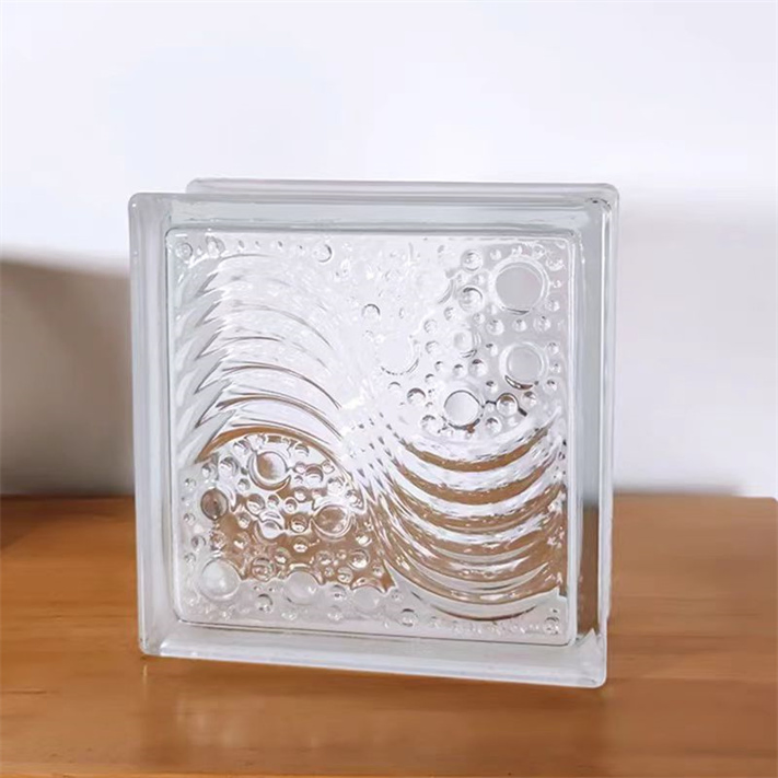 Colored Crystal Glass Bricks Hollow Glass Block