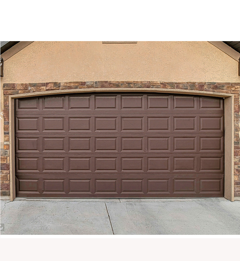 European-Style Aluminum Alloy Sectional Garage Door - Electric, Anti-Theft, Automatic & Smart Remote-Controlled, for Luxury Villas