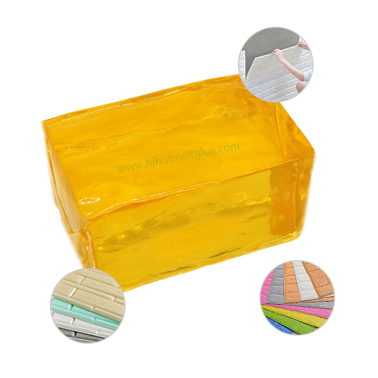 Free Samples Provided Hot Melt Glue for Wall Decoration 3D Wallpaper